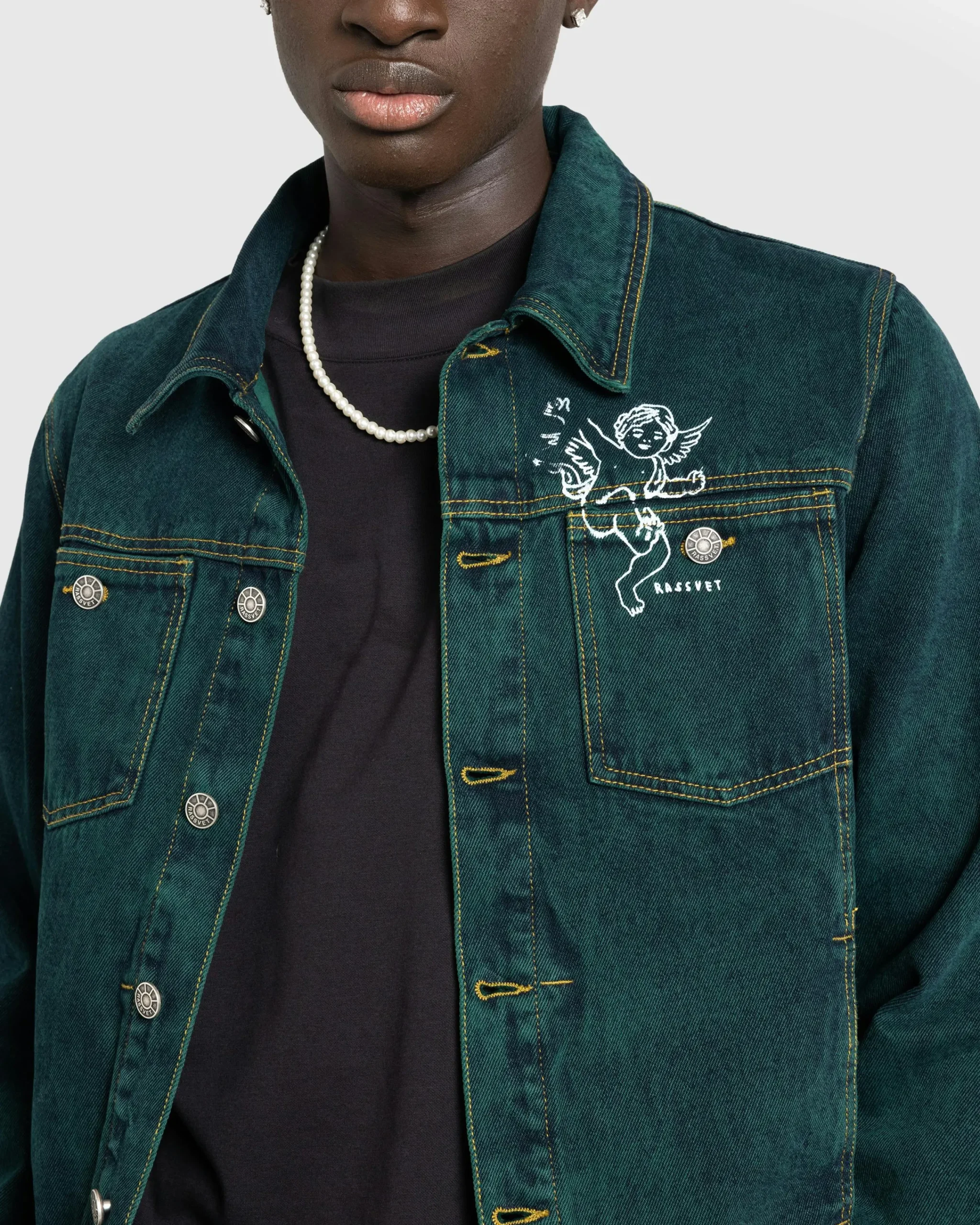 Rassvet Lined Denim Jacket Woven- Outerwear