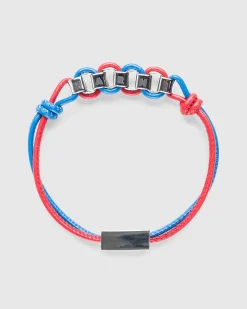 Marni Logo Chain Leather Bracelet- Jewelry