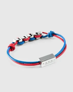 Marni Logo Chain Leather Bracelet- Jewelry