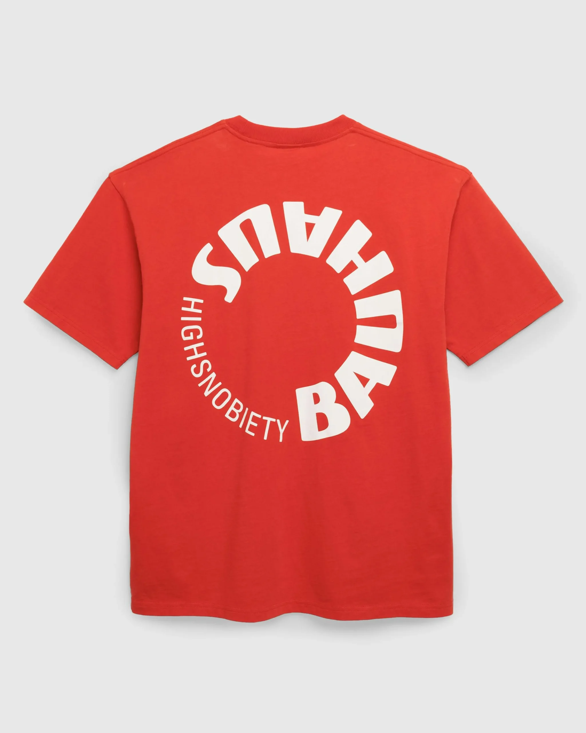 Highsnobiety Logo T-Shirt Dusty Red- Shirts