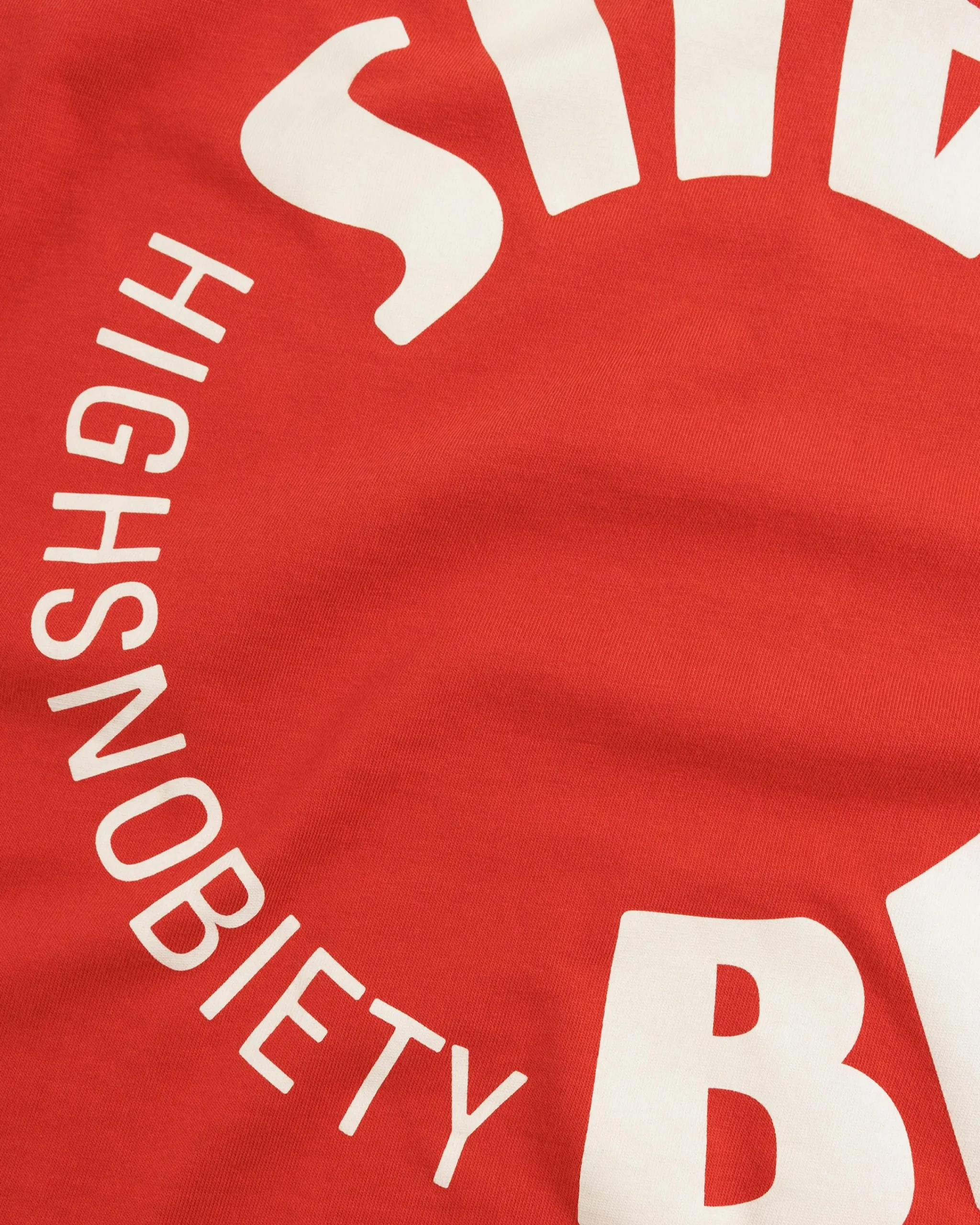 Highsnobiety Logo T-Shirt Dusty Red- Shirts