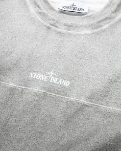 Stone Island Logo T-Shirt Lead Grey- Tops