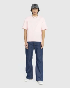 Acne Studios Logo T-Shirt Pale Pink- Tops