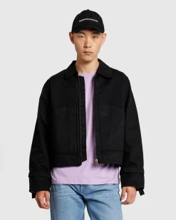 Stockholm Surfboard Club Logo Work Jacket- Outerwear