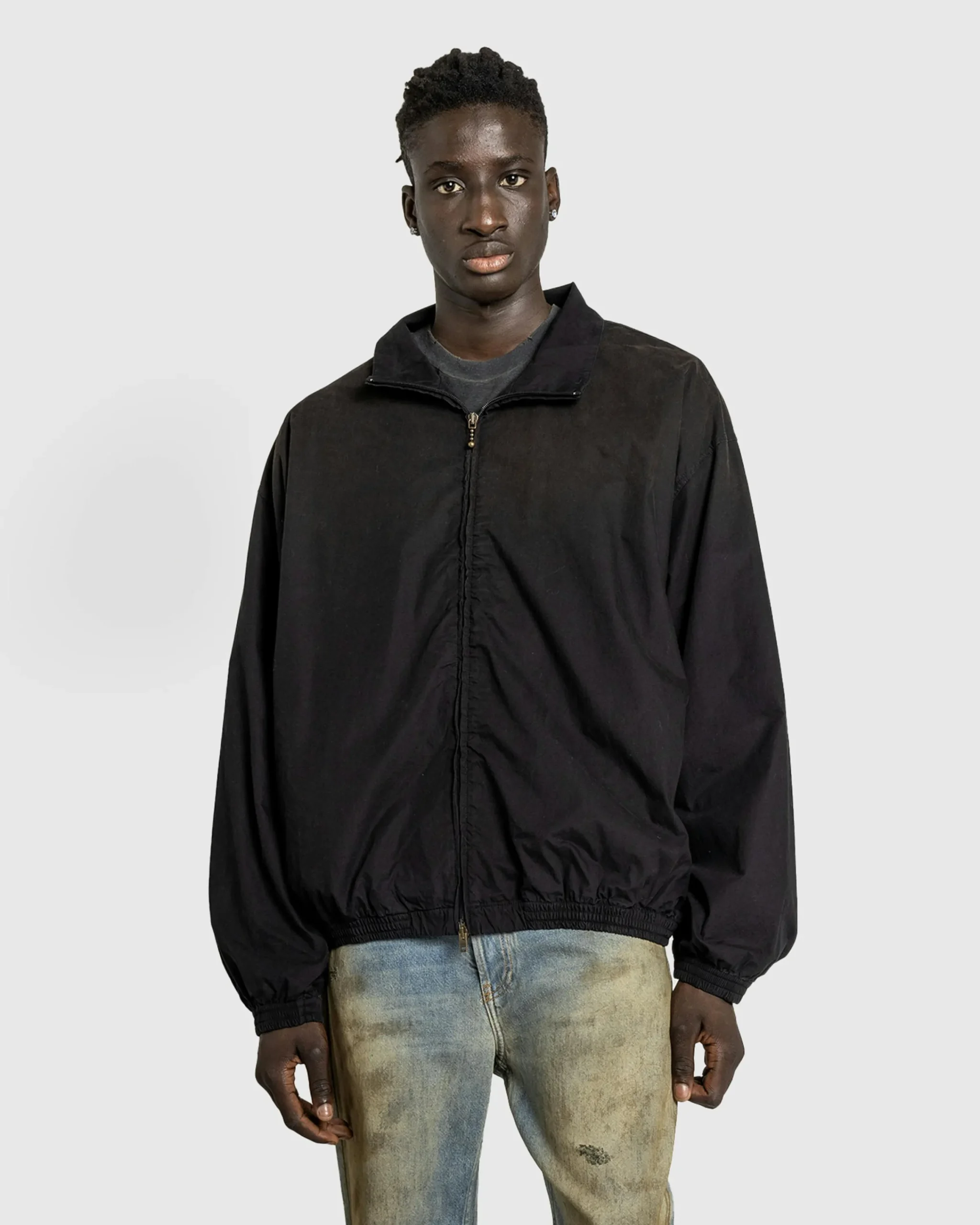 Acne Studios Logo Zipper Jacket- Outerwear