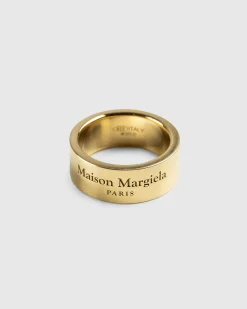 Maison Margiela Logo-Engraved Ring- Jewelry