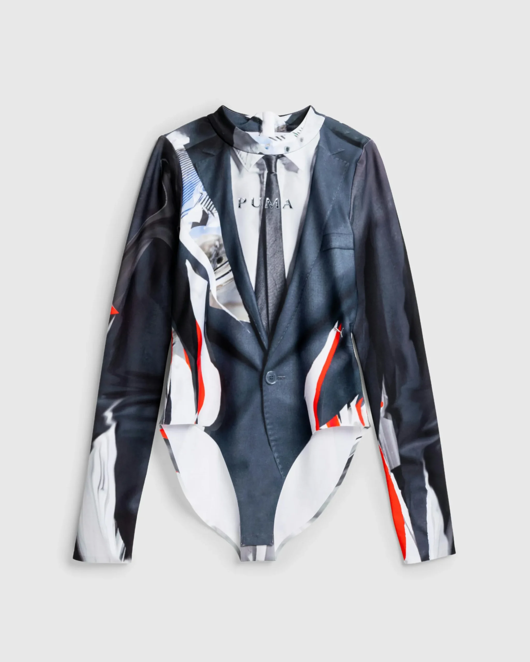 Puma Long-Sleeve Bodysuit- Tops