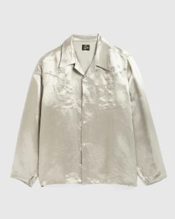 Needles Longsleeve Cowboy One-Up Shirt Acetate Sateen- Shirts