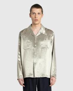 Needles Longsleeve Cowboy One-Up Shirt Acetate Sateen- Shirts