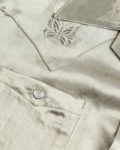 Needles Longsleeve Cowboy One-Up Shirt Acetate Sateen- Shirts