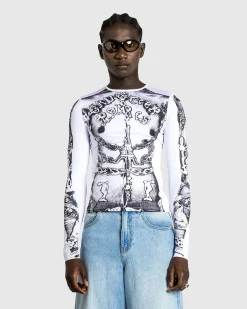 Jean Paul Gaultier Long-Sleeve Gaultier Paris Top- Tops