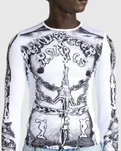 Jean Paul Gaultier Long-Sleeve Gaultier Paris Top- Tops