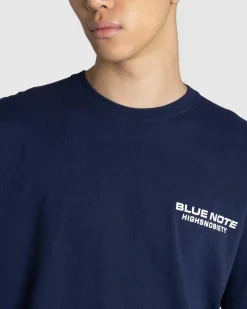 Blue Note Records Look To T-Shirt Navy- Tops