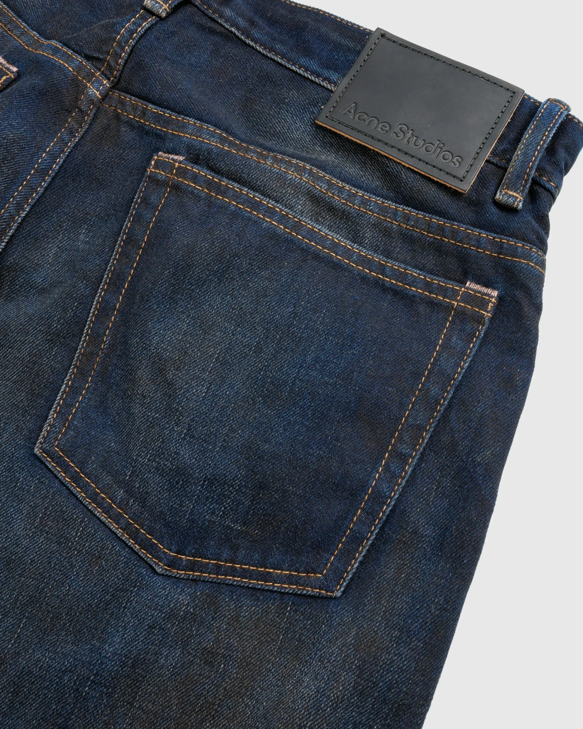 Acne Studios Loose Fit Jeans 2021M Dark Blue- Pants