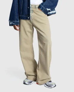 Acne Studios Loose Fit Jeans 2021M Light Sand- Pants