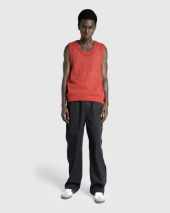 Highsnobiety HS05 Loose Gauge Tank Top Red- Knitwear
