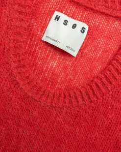 Highsnobiety HS05 Loose Gauge Tank Top Red- Knitwear