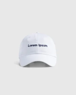 HO HO COCO Lorem Ipsum Cap White/Navy- Hats