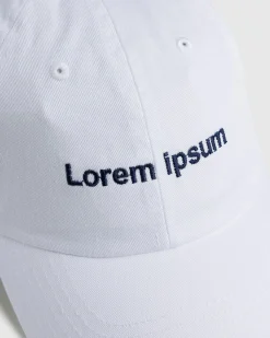 HO HO COCO Lorem Ipsum Cap White/Navy- Hats