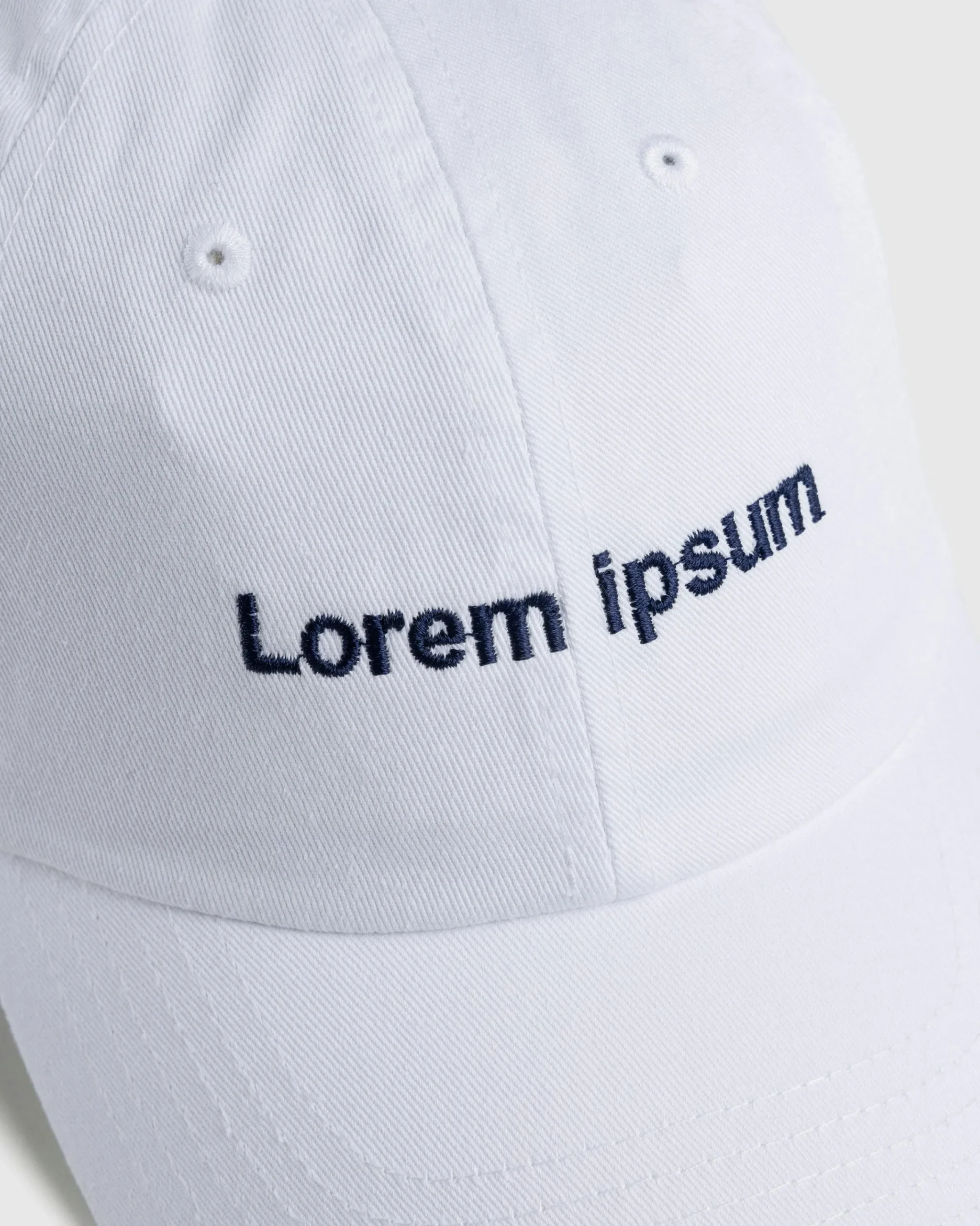 HO HO COCO Lorem Ipsum Cap White/Navy- Hats