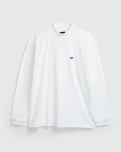 Needles L/S Mock Neck Tee Poly Jersey- Shirts