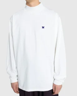 Needles L/S Mock Neck Tee Poly Jersey- Shirts