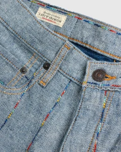Levi's LSE 568 LOOSE STRAIGHT PIGALLE MALLARD BLUE- Pants