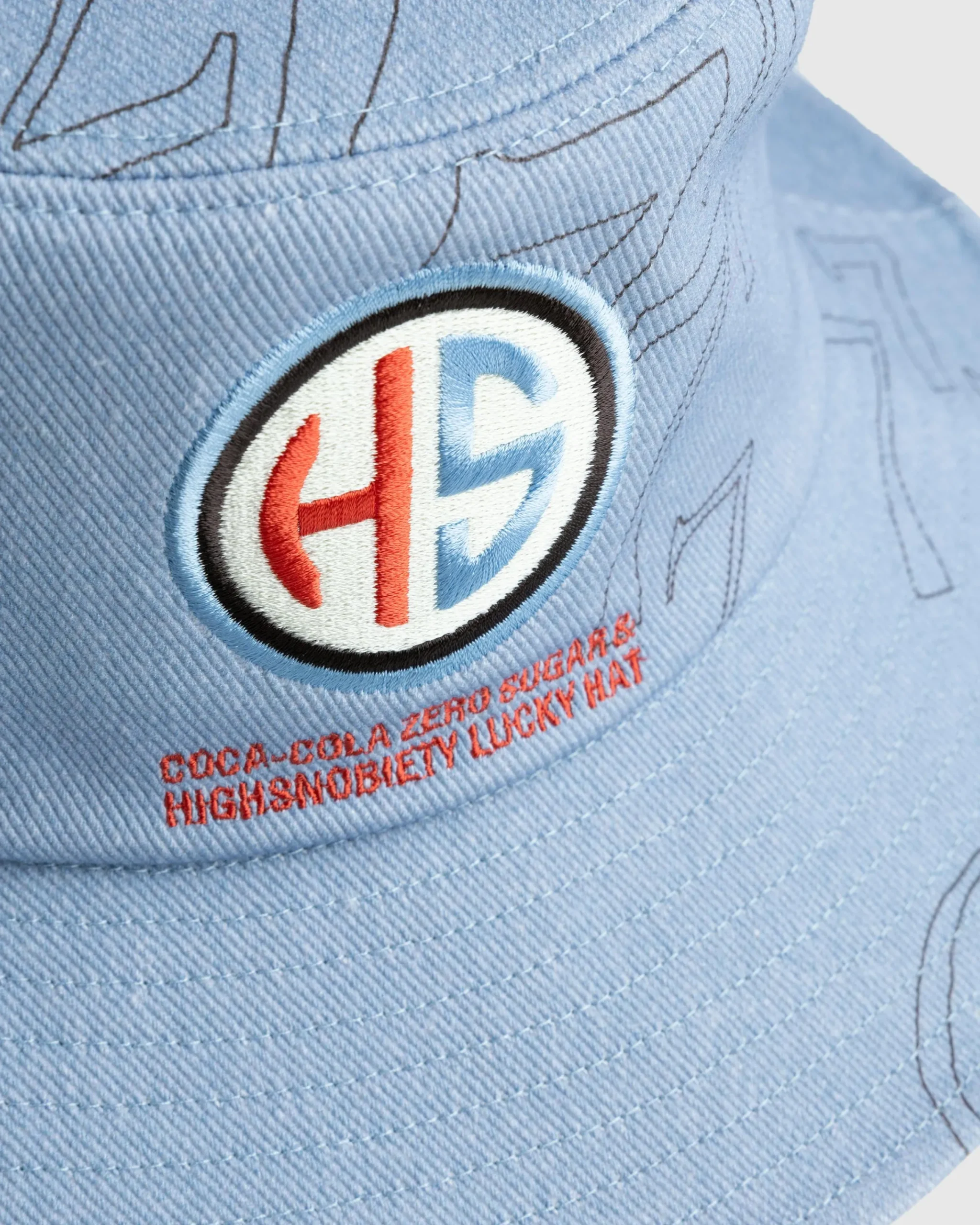 Highsnobiety Lucky Bucket Hat Light Blue- Hats