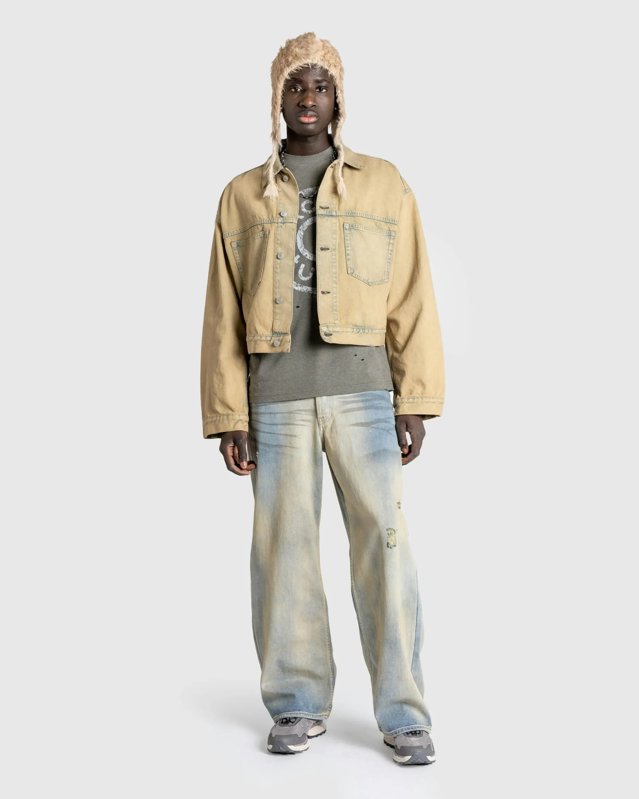Acne Studios 1981M FN Carver 5-Pocket Denim Woven- Pants
