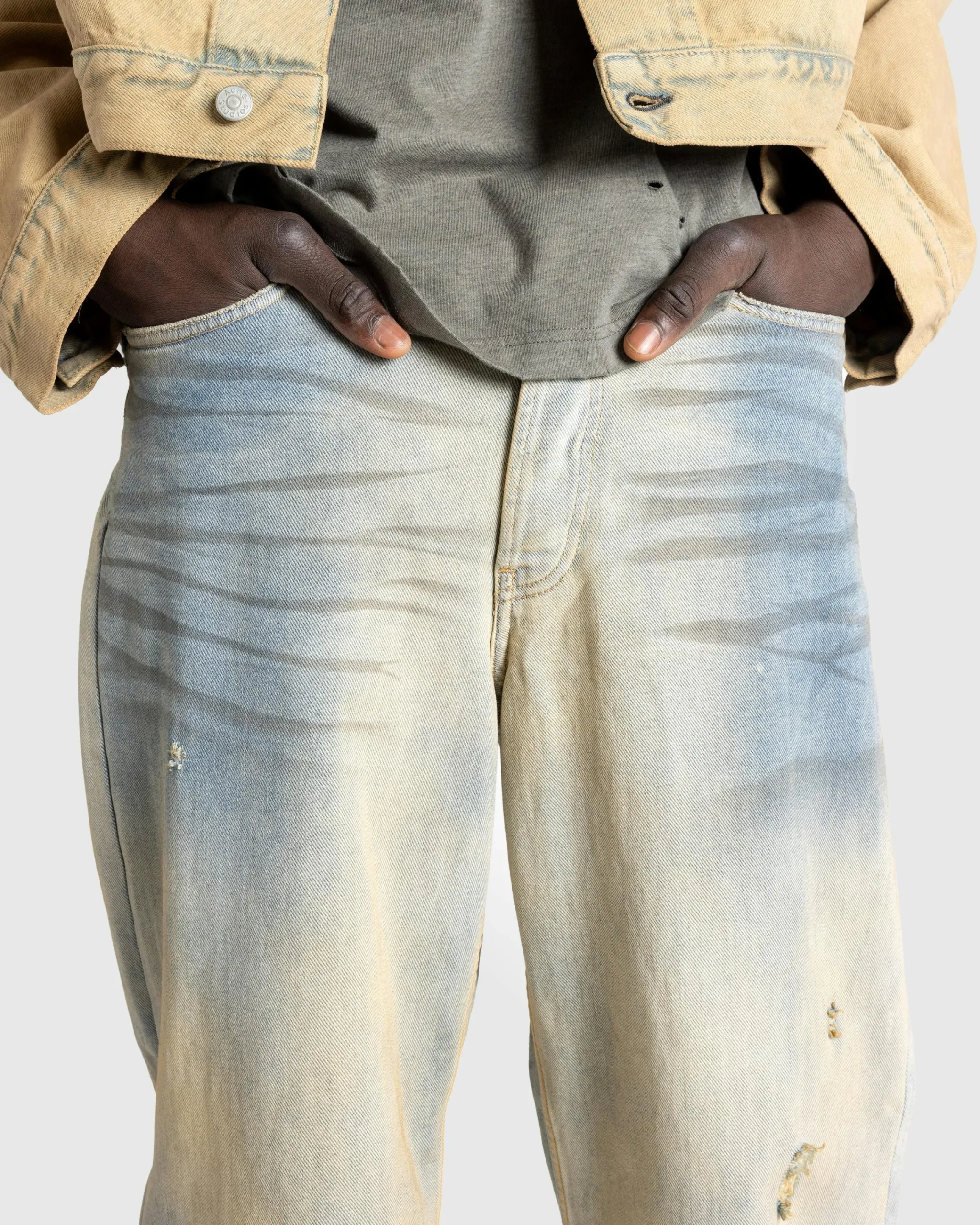Acne Studios 1981M FN Carver 5-Pocket Denim Woven- Pants