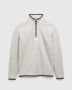 The North Face M Glacier 1/4 Zip Clay Grey- Outerwear