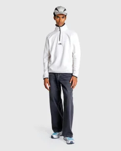 The North Face M Glacier 1/4 Zip Gardenia White-NPF- Outerwear