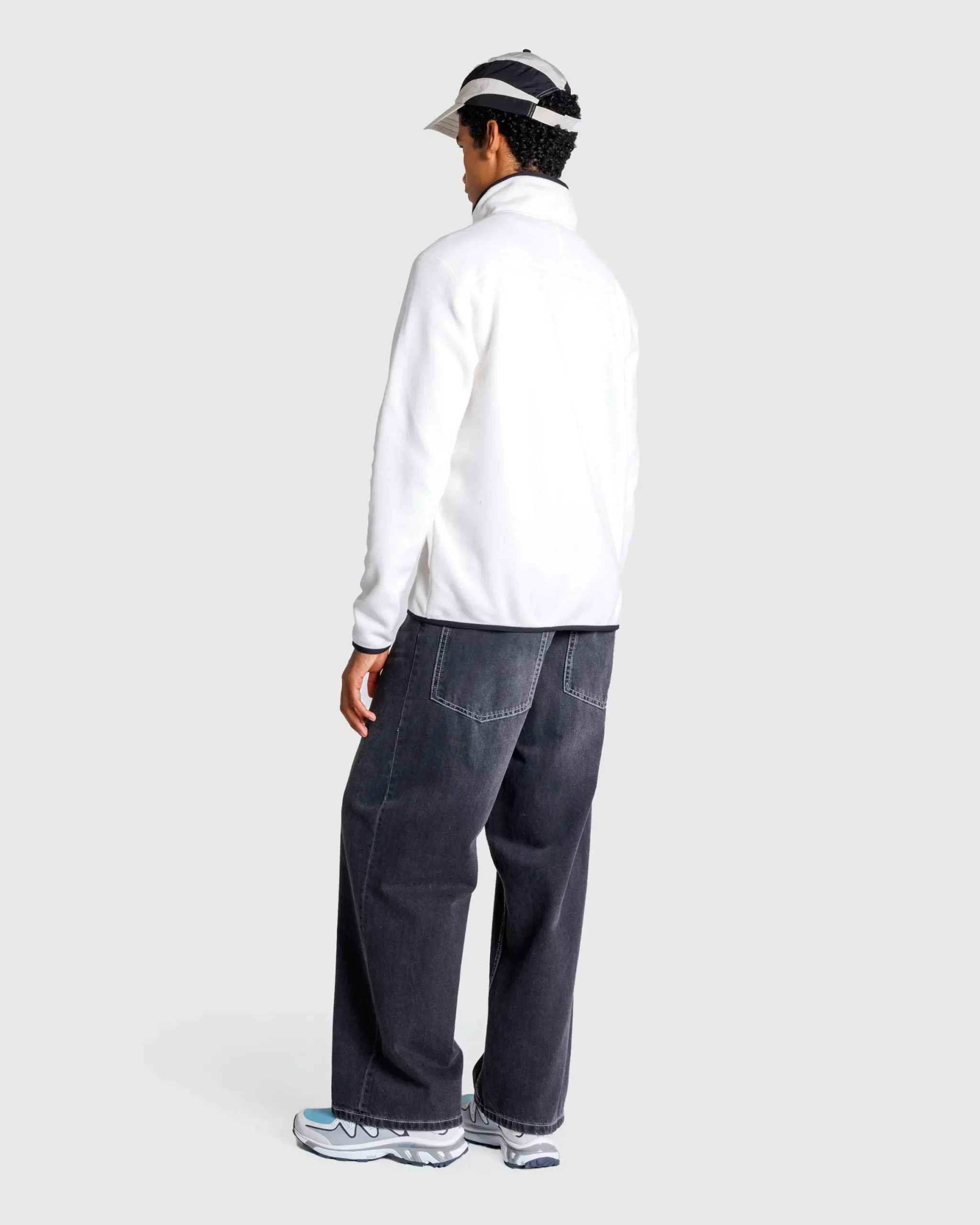 The North Face M Glacier 1/4 Zip Gardenia White-NPF- Outerwear
