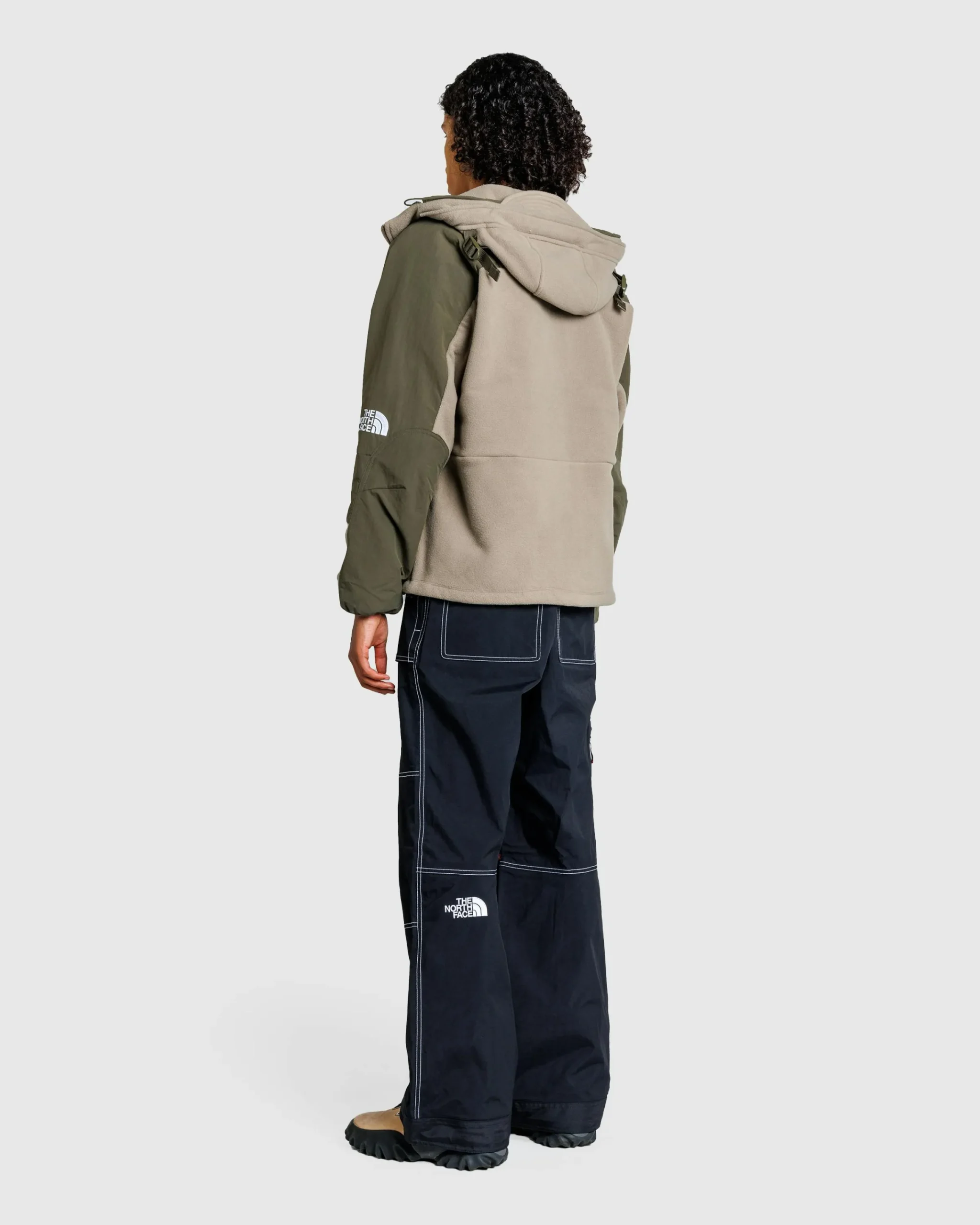 The North Face M Light Fleece Jacket Cavern Grey/New Taupe- Outerwear
