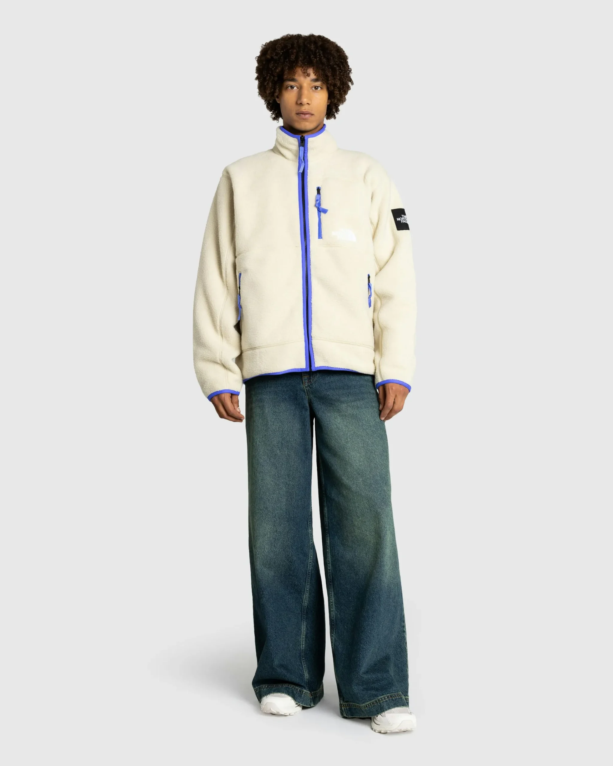 The North Face M TNF x Yinka Ilori Reversible Fleece Jacket Gravel/TNF Black- Outerwear