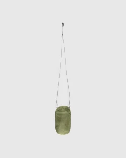 Rayon Vert Macaroni Bag Gridstop Green- Bags