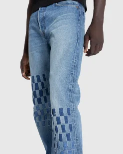 Levi's Made in Japan 1980s 501 Denim Blue Weave- Pants