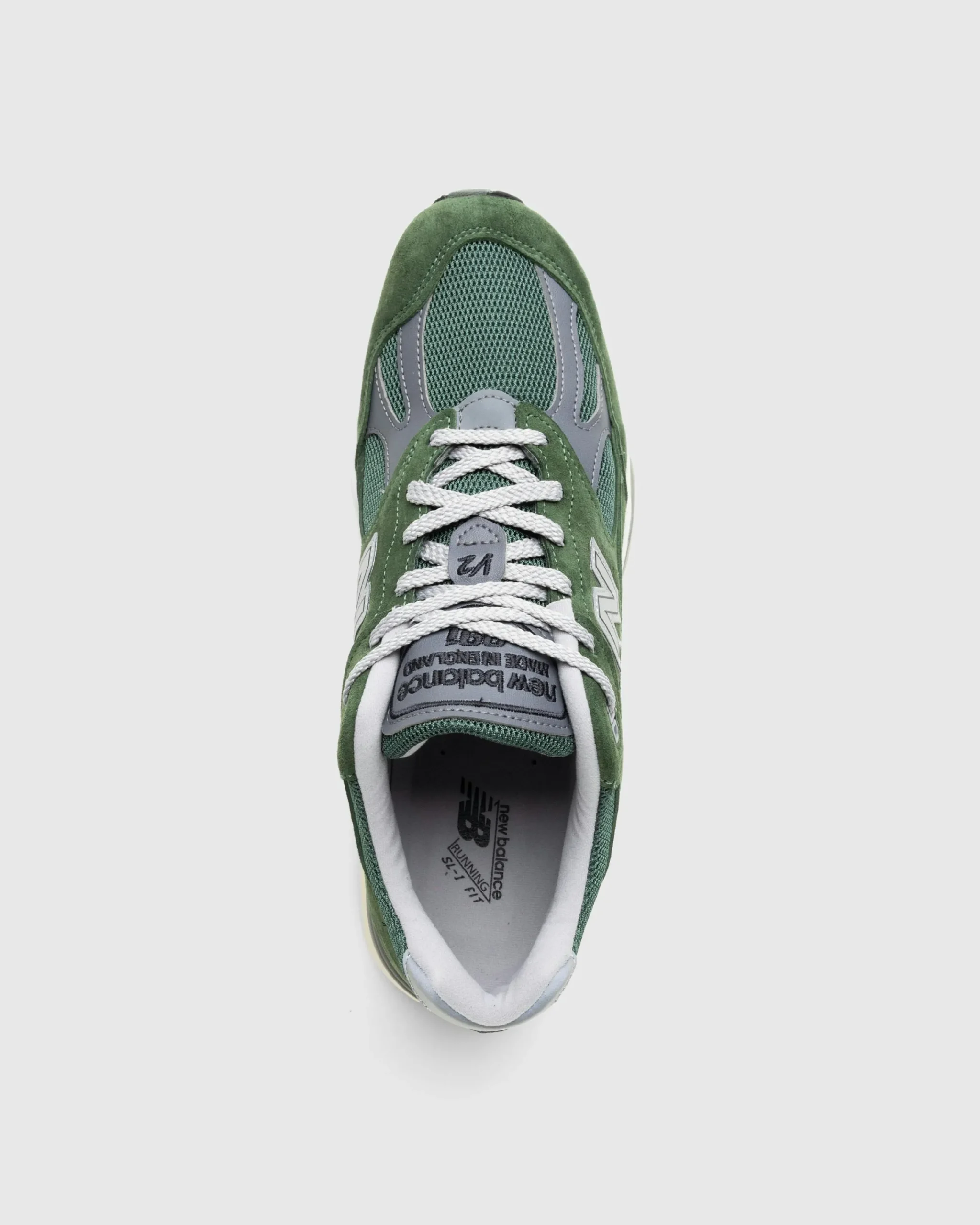 New Balance Made in UK U991v2 Green- Sneakers