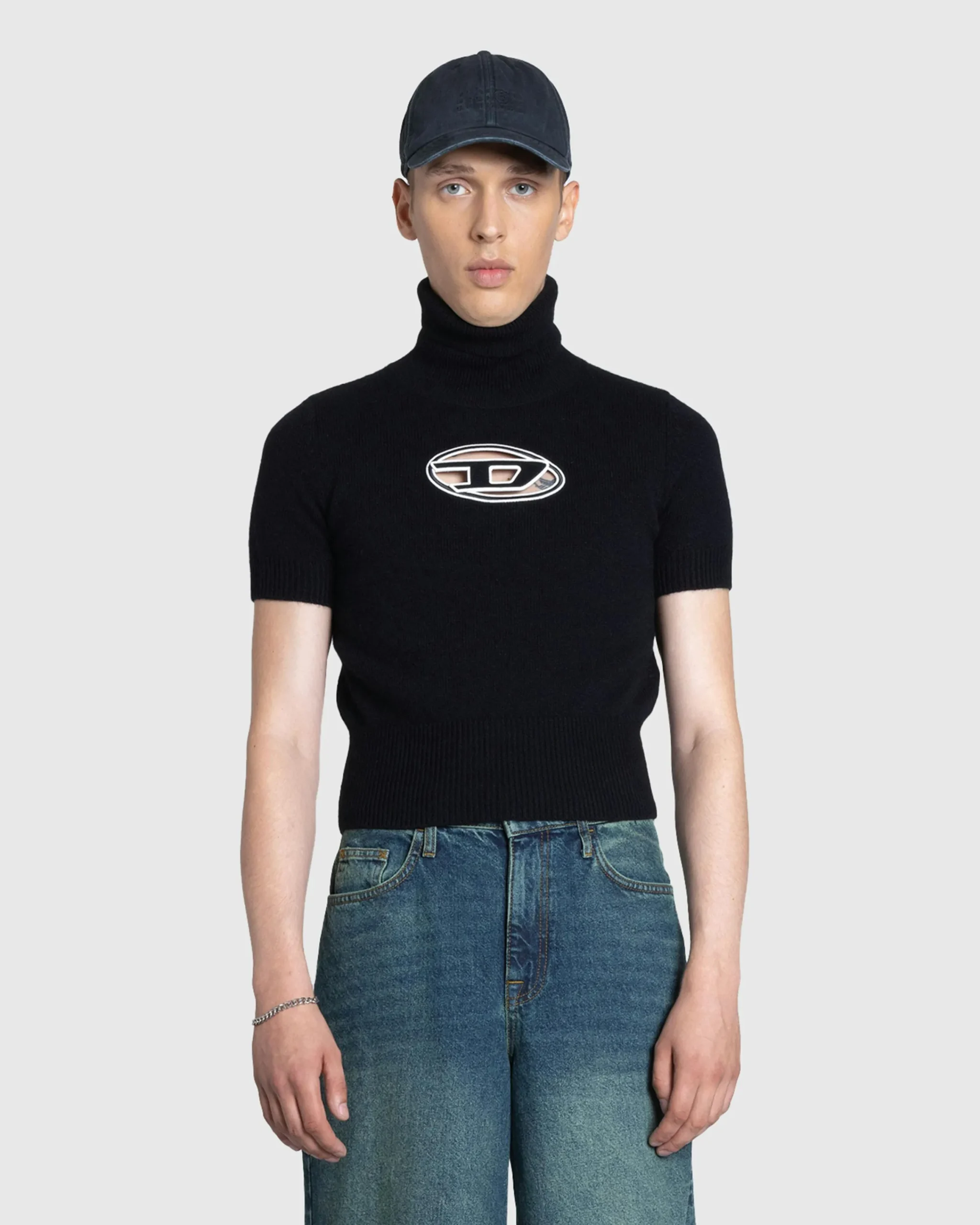 Diesel M-Argaret Short-Sleeve Jumper- Knitwear