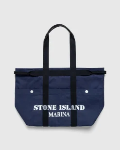 Stone Island Marina Beach Bag Royal Blue- Bags