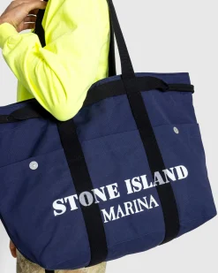 Stone Island Marina Beach Bag Royal Blue- Bags