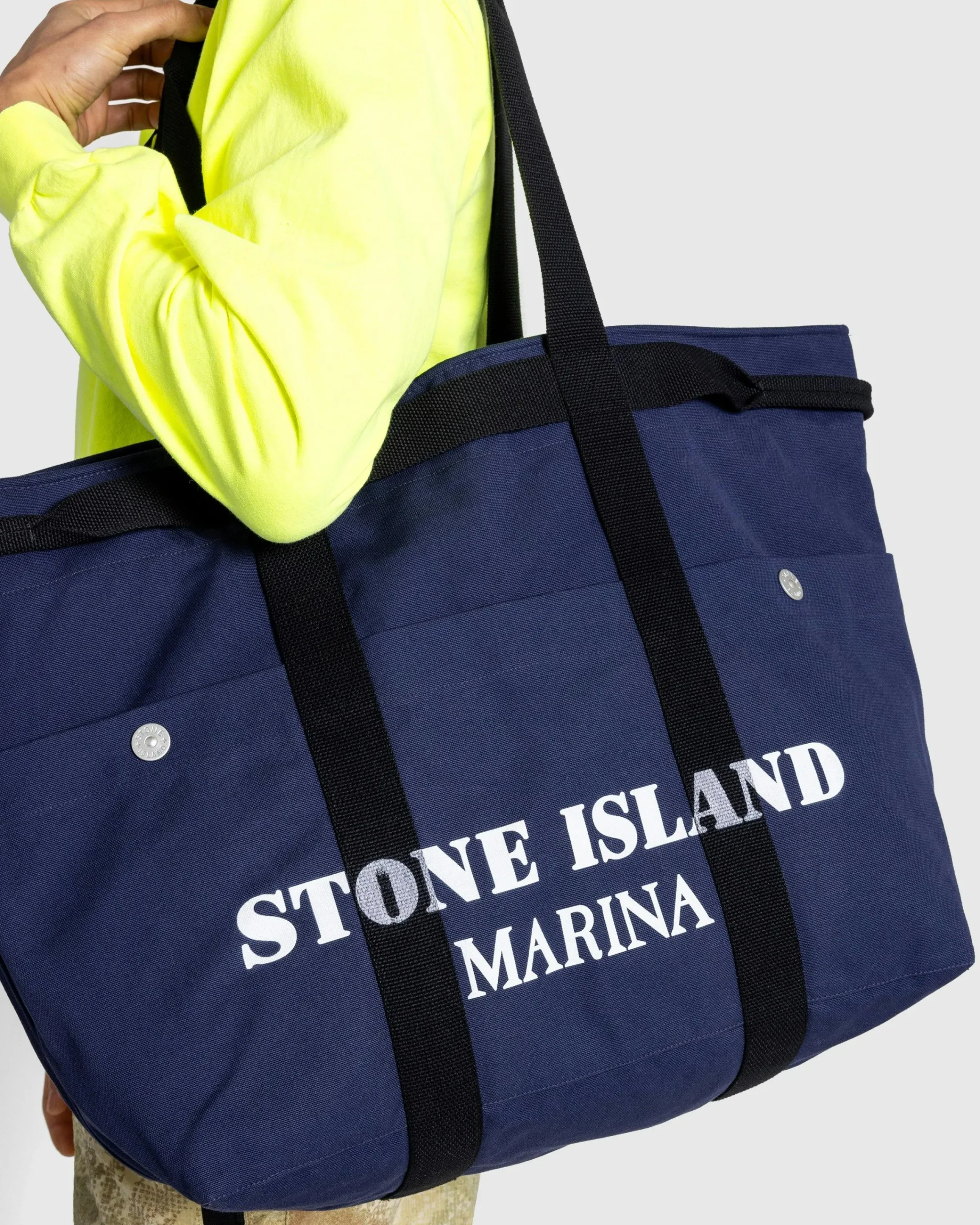 Stone Island Marina Beach Bag Royal Blue- Bags