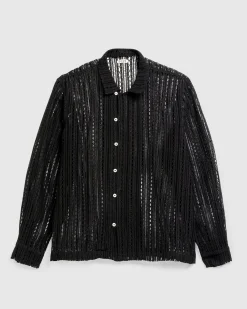 Bode Meandering Lace Long-Sleeve Shirt- Shirts