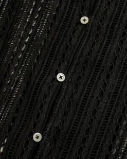 Bode Meandering Lace Long-Sleeve Shirt- Shirts