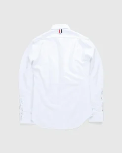 Thom Browne Men's Pique Ruffled-Bib Tux Shirt- Shirts