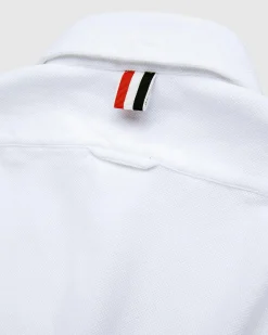 Thom Browne Men's Pique Ruffled-Bib Tux Shirt- Shirts