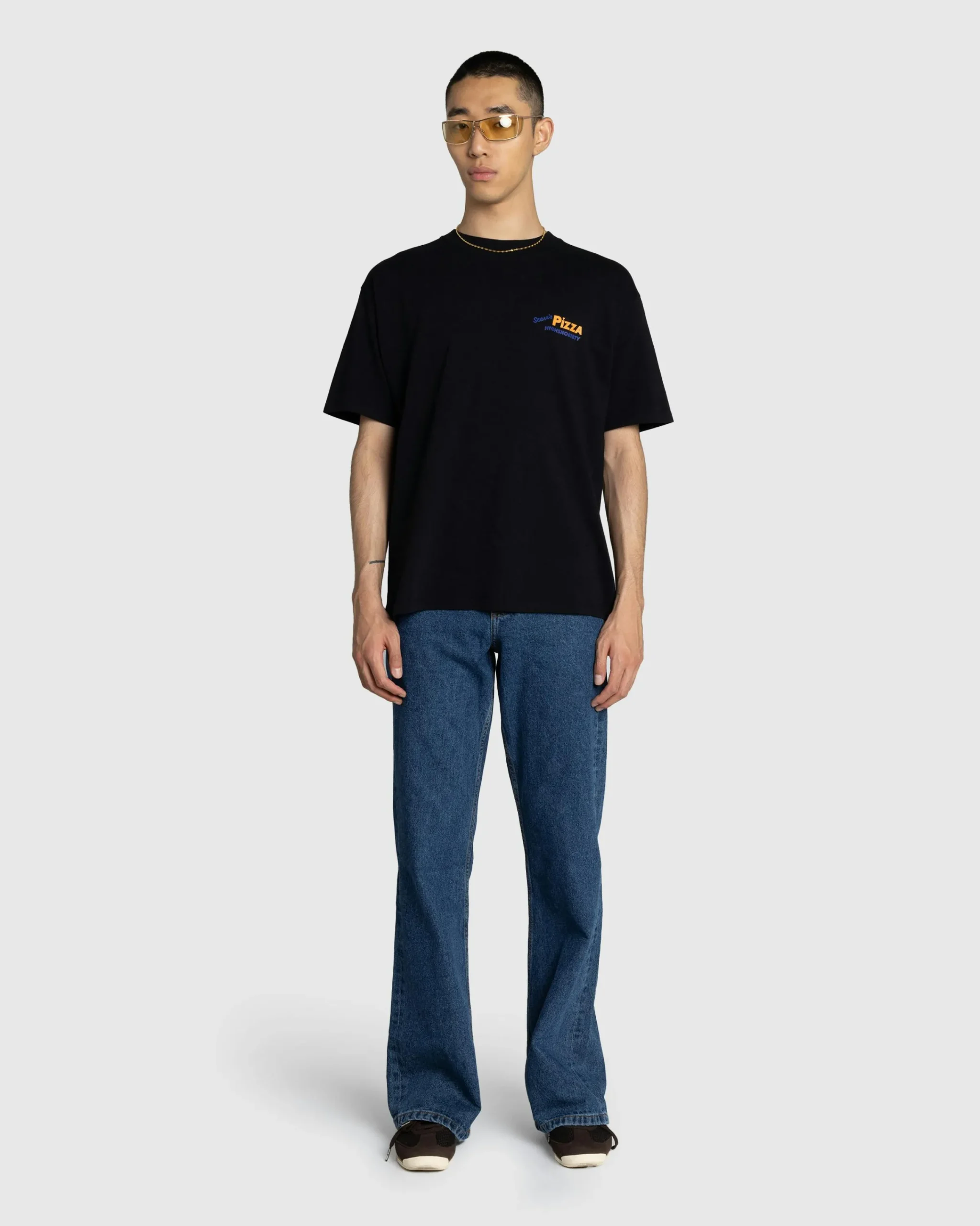 Scarr's Pizza Merch T-Shirt Black- Tops
