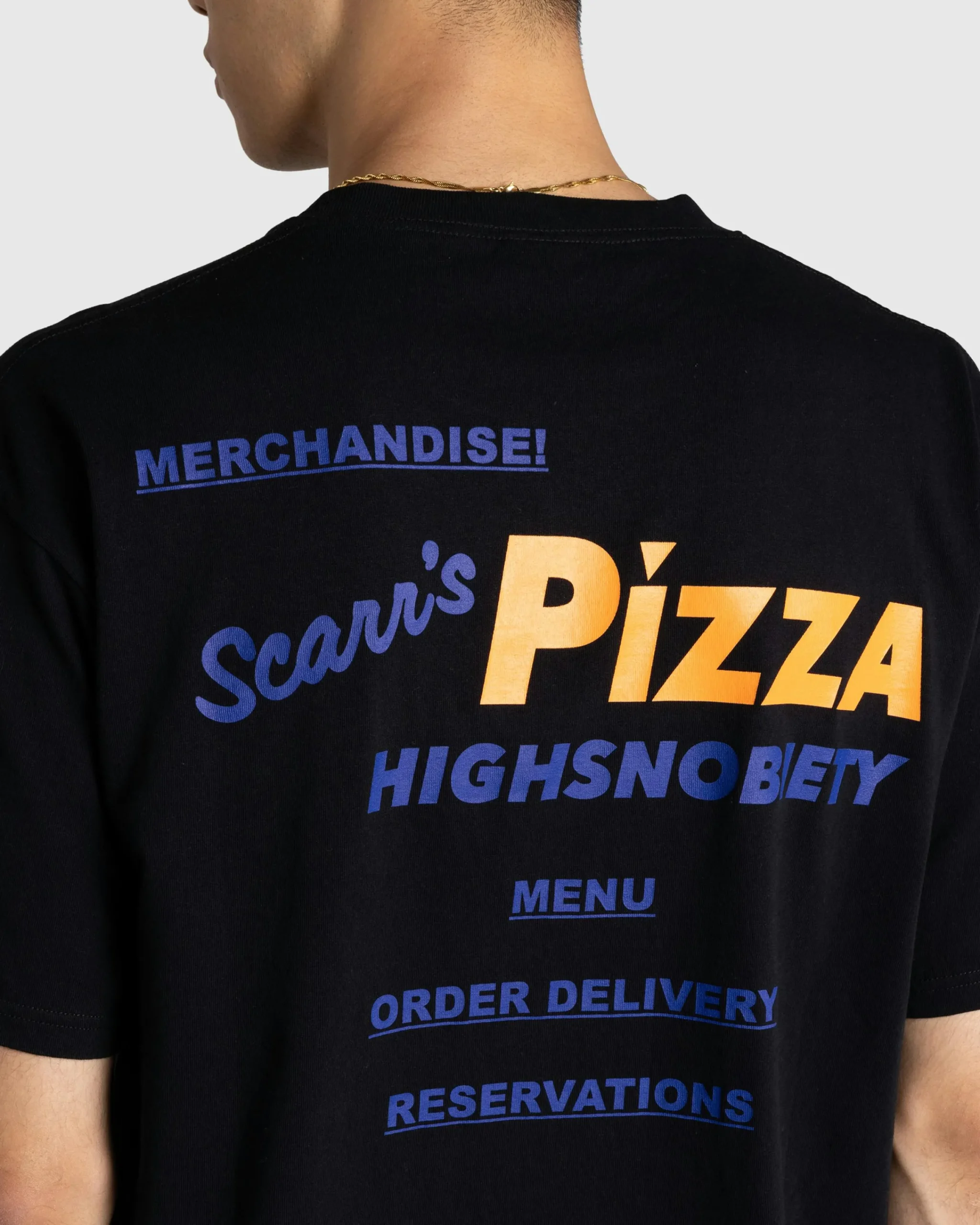 Scarr's Pizza Merch T-Shirt Black- Tops