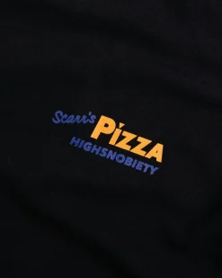 Scarr's Pizza Merch T-Shirt Black- Tops