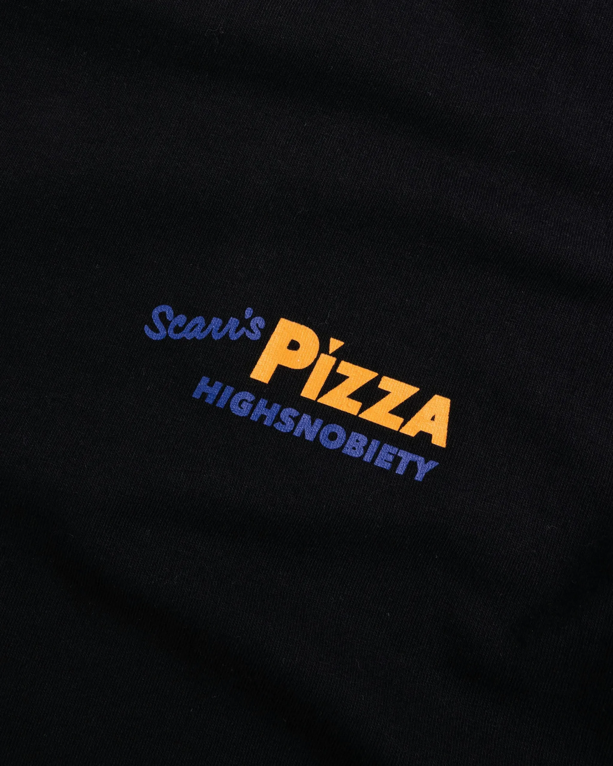 Scarr's Pizza Merch T-Shirt Black- Tops